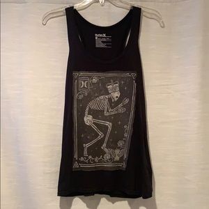 Hurley skeleton tank top!